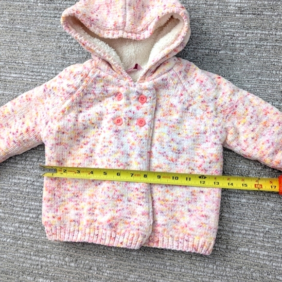 Comfy Cozy Baby (18-24Months) Hooded Button-Close Lined Sweater/Jacket - Picture 12 of 14
